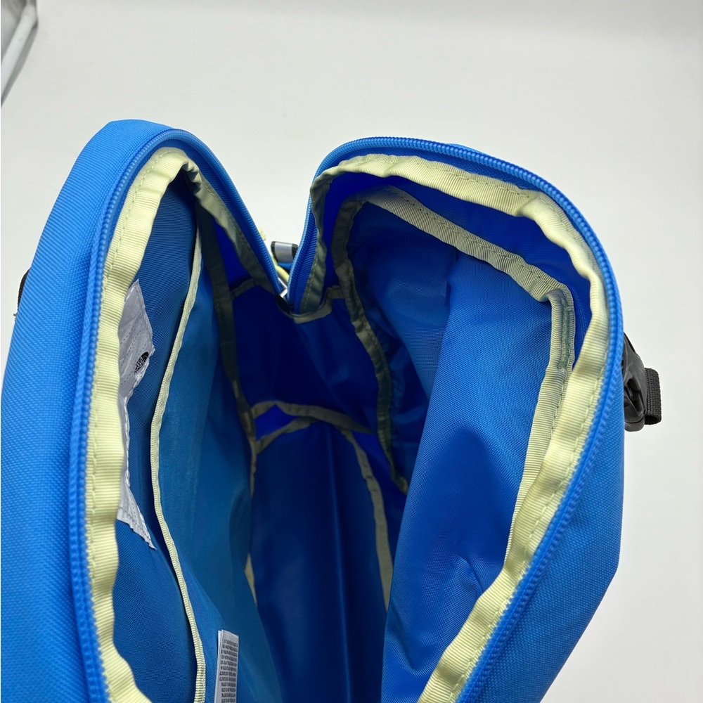 The North Face Bright Blue Backpack with Yellow Logo - Picture 5 of 8